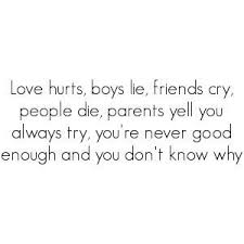 Does hurt to much have love why so Why Does